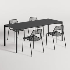 Comeuppance + Hot Mesh Large Dining Set