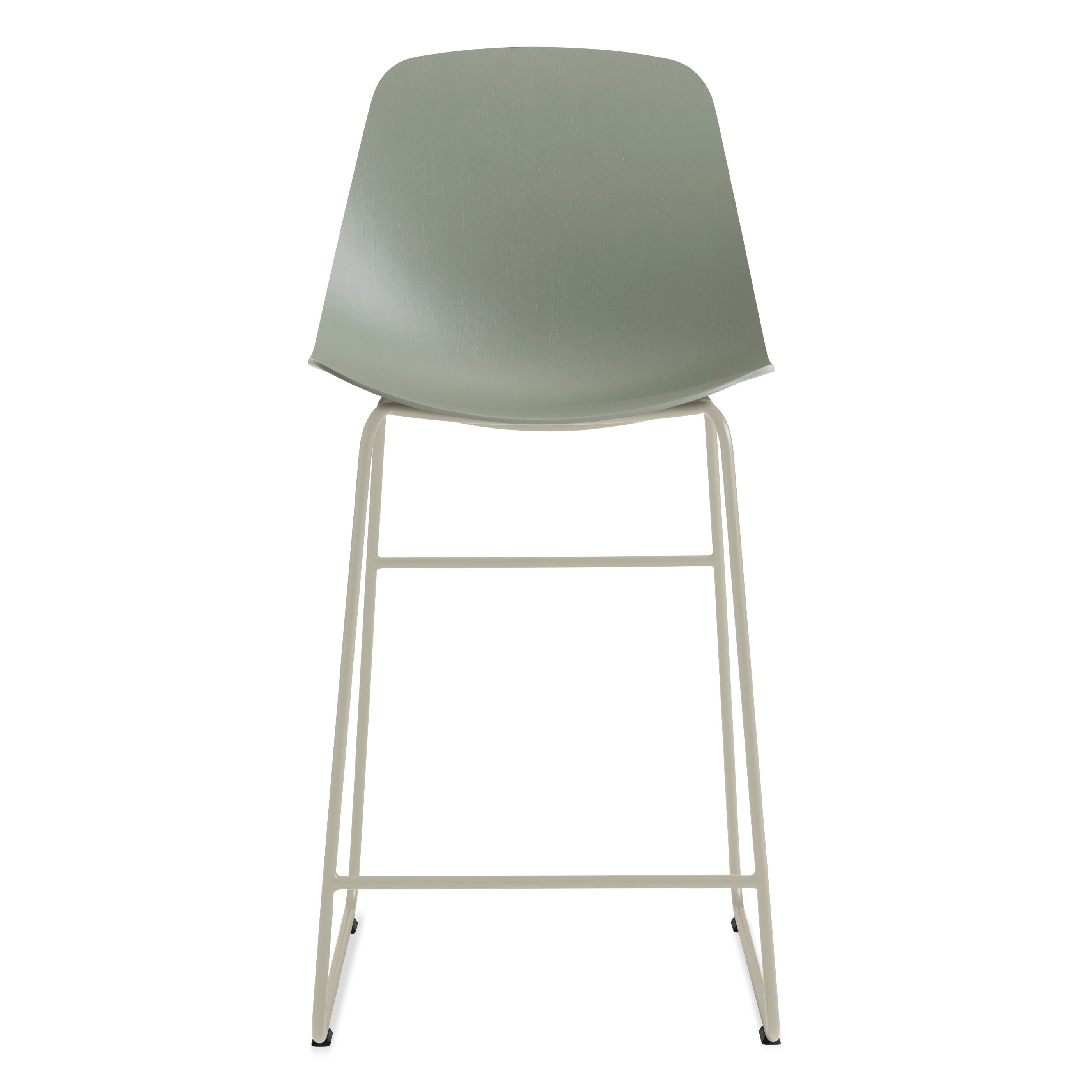 Clean Cut Counter Stool with Sled Leg