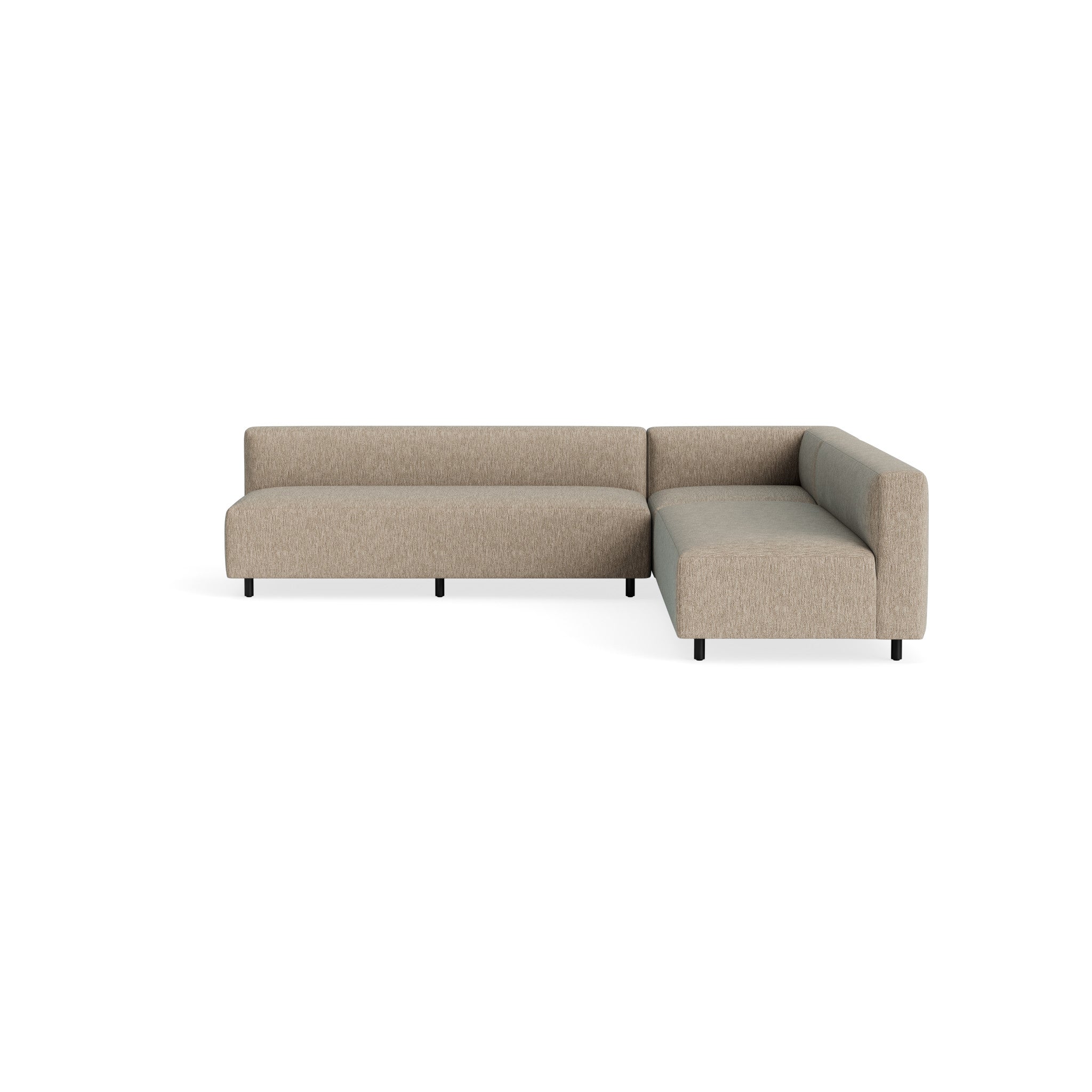 9 Yard Outdoor Armless L Sectional Sofa