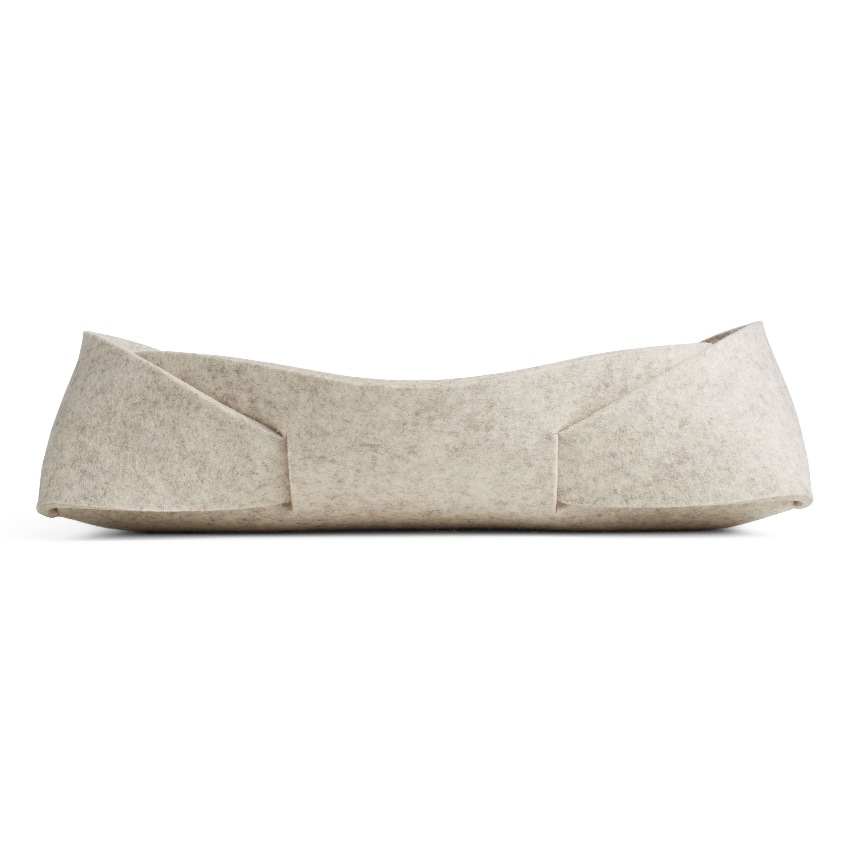 Double Tuck Small Felt Basket