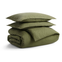 Blu Dot Stone Washed Linen Duvet Set