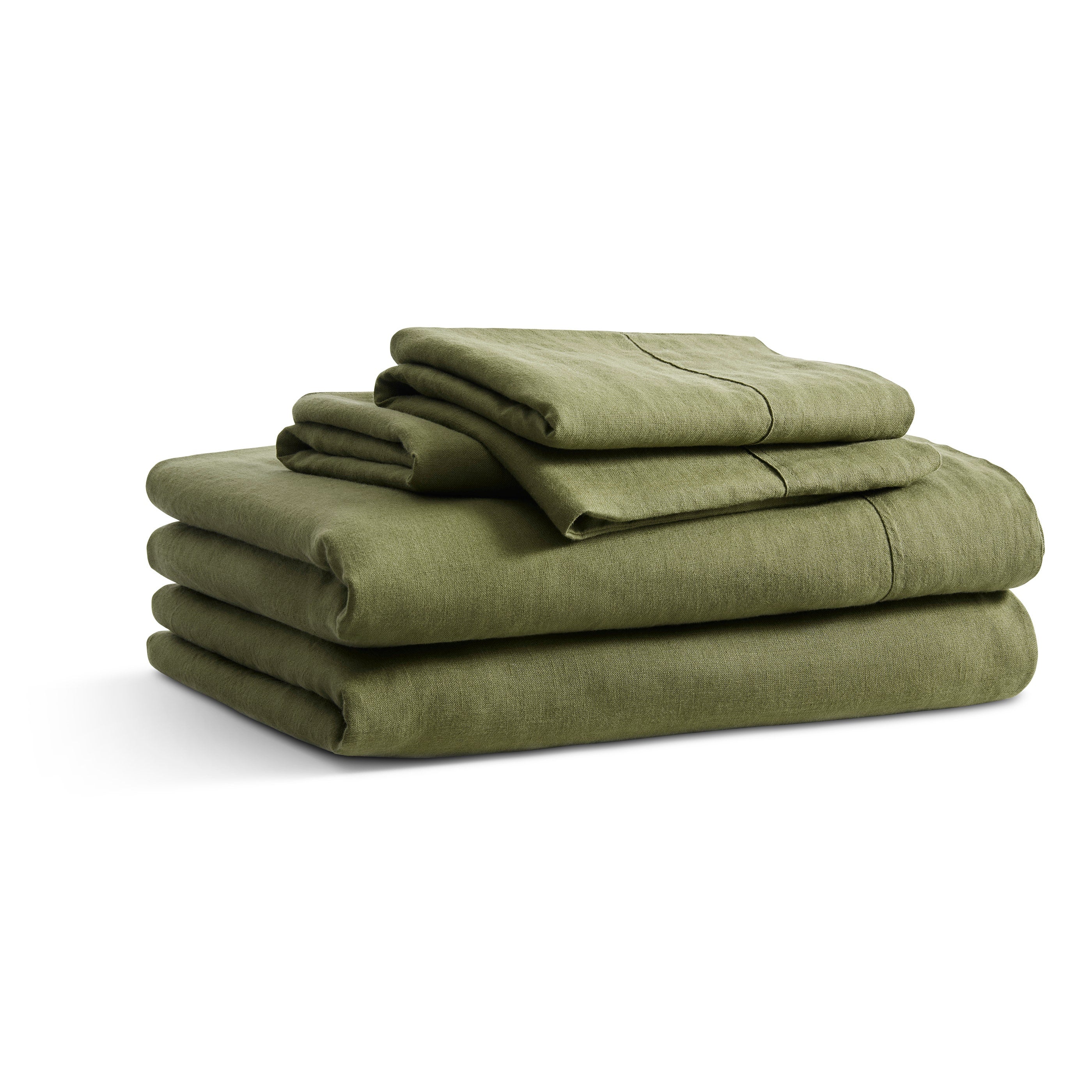 Blu Dot Stone Washed Linen Sheet Set