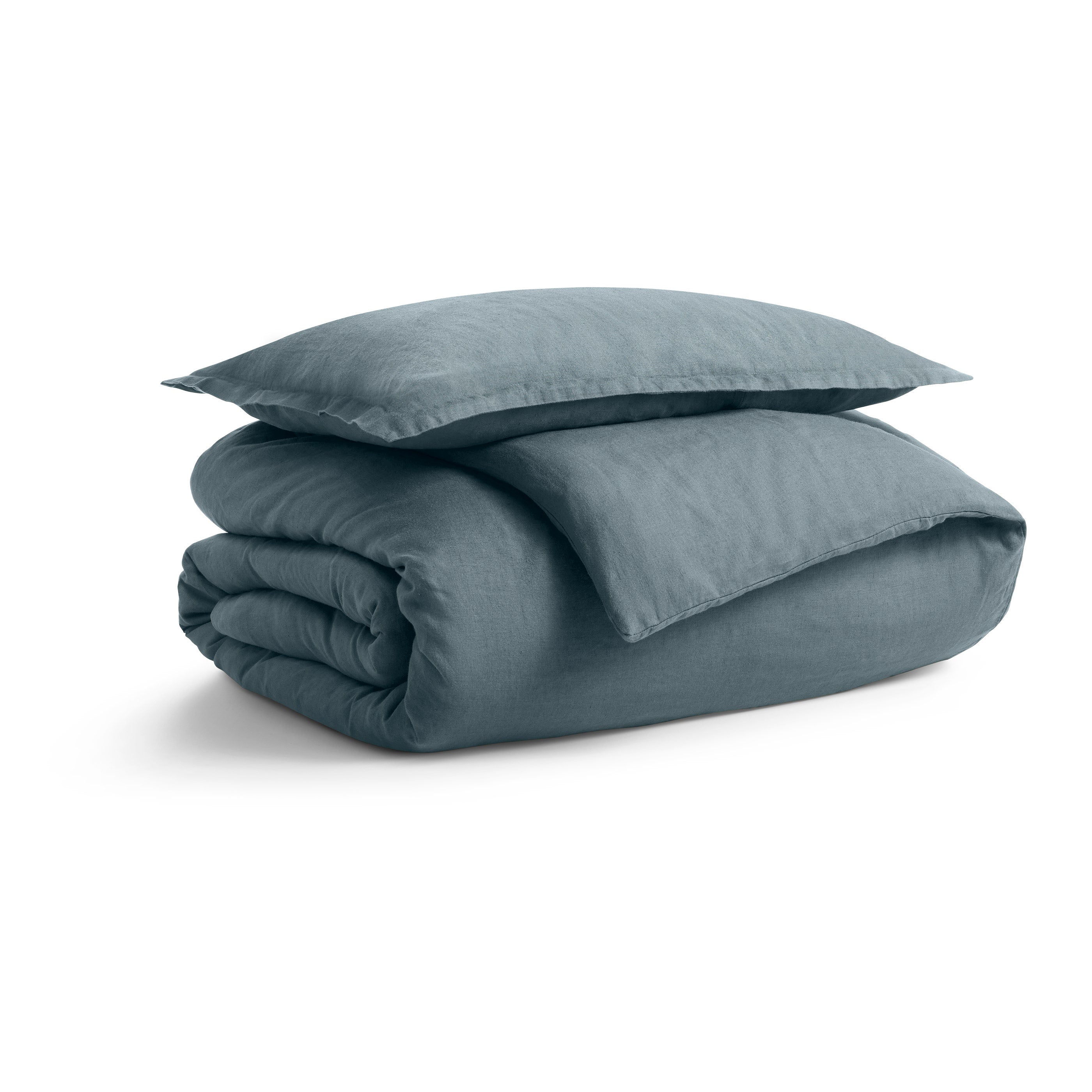 Blu Dot Stone Washed Linen Duvet Set