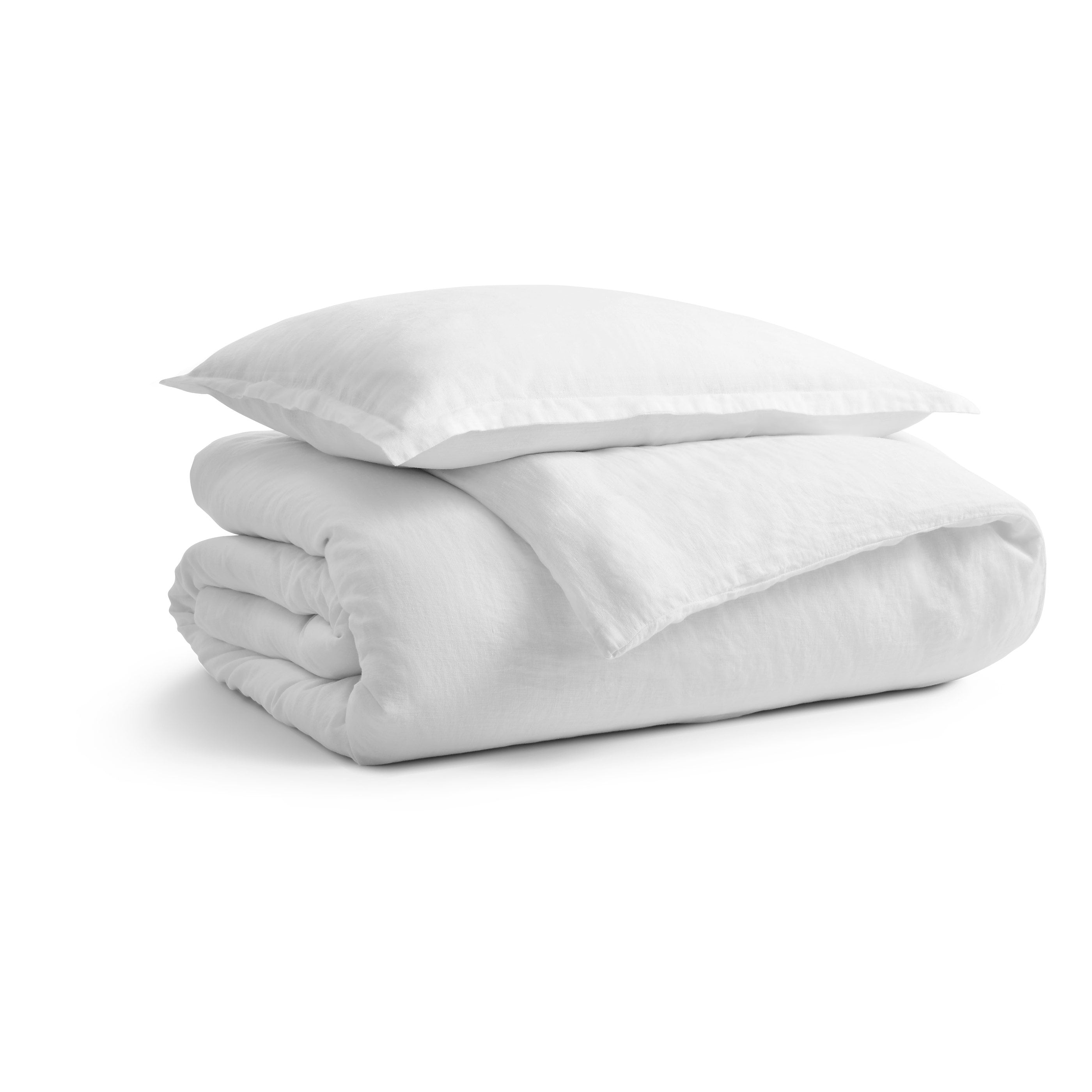 Blu Dot Stone Washed Linen Duvet Set